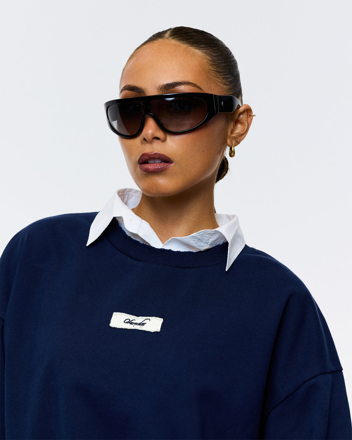 heavyweight distressed crewneck