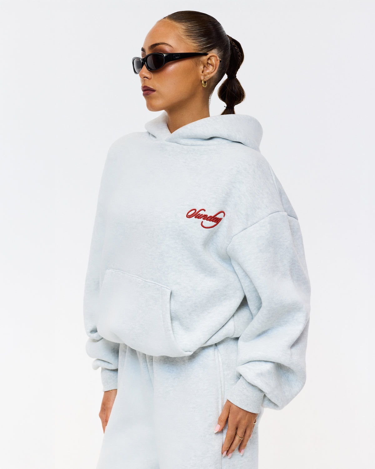 heavyweight cursive hoodie