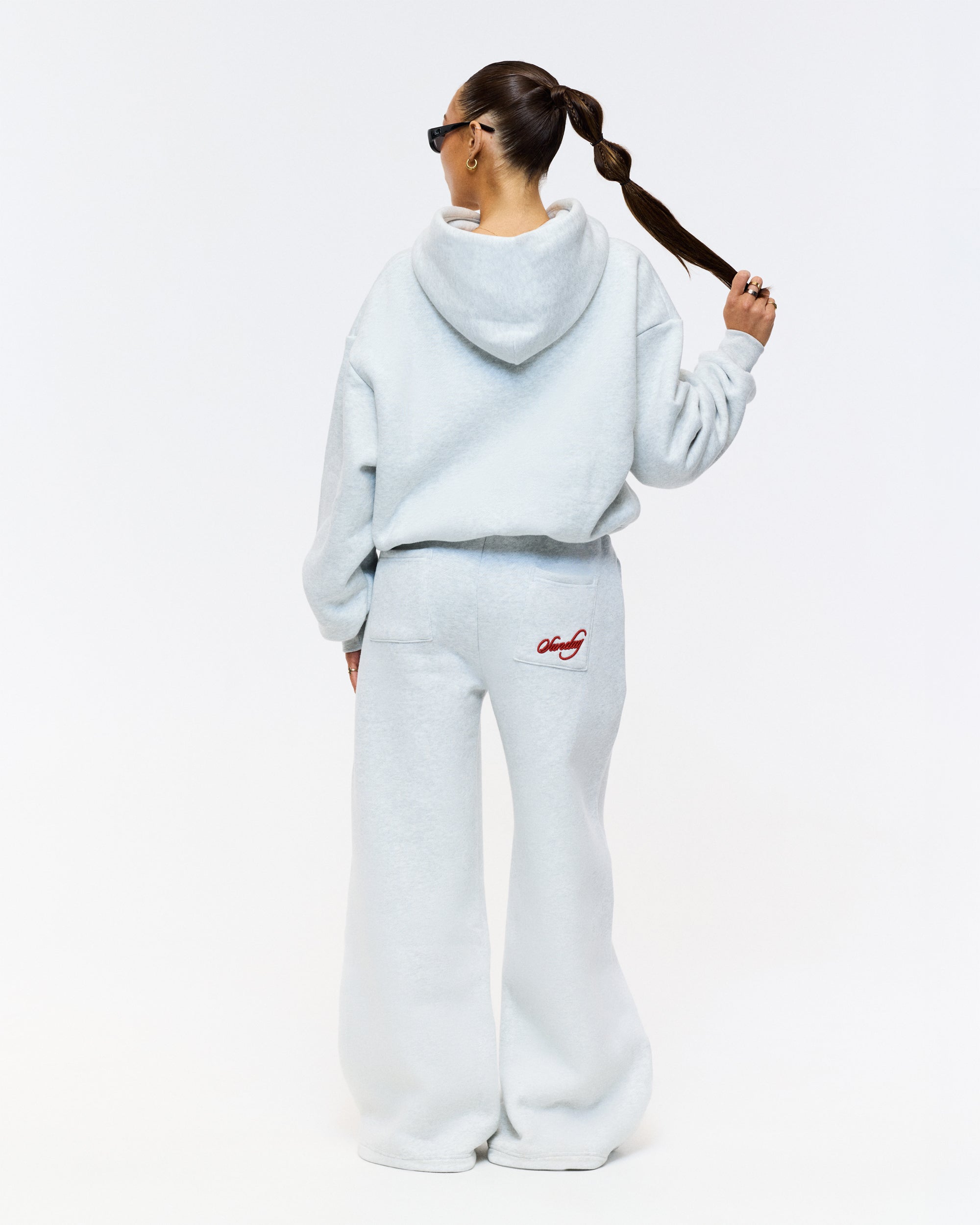 heavyweight cursive hoodie