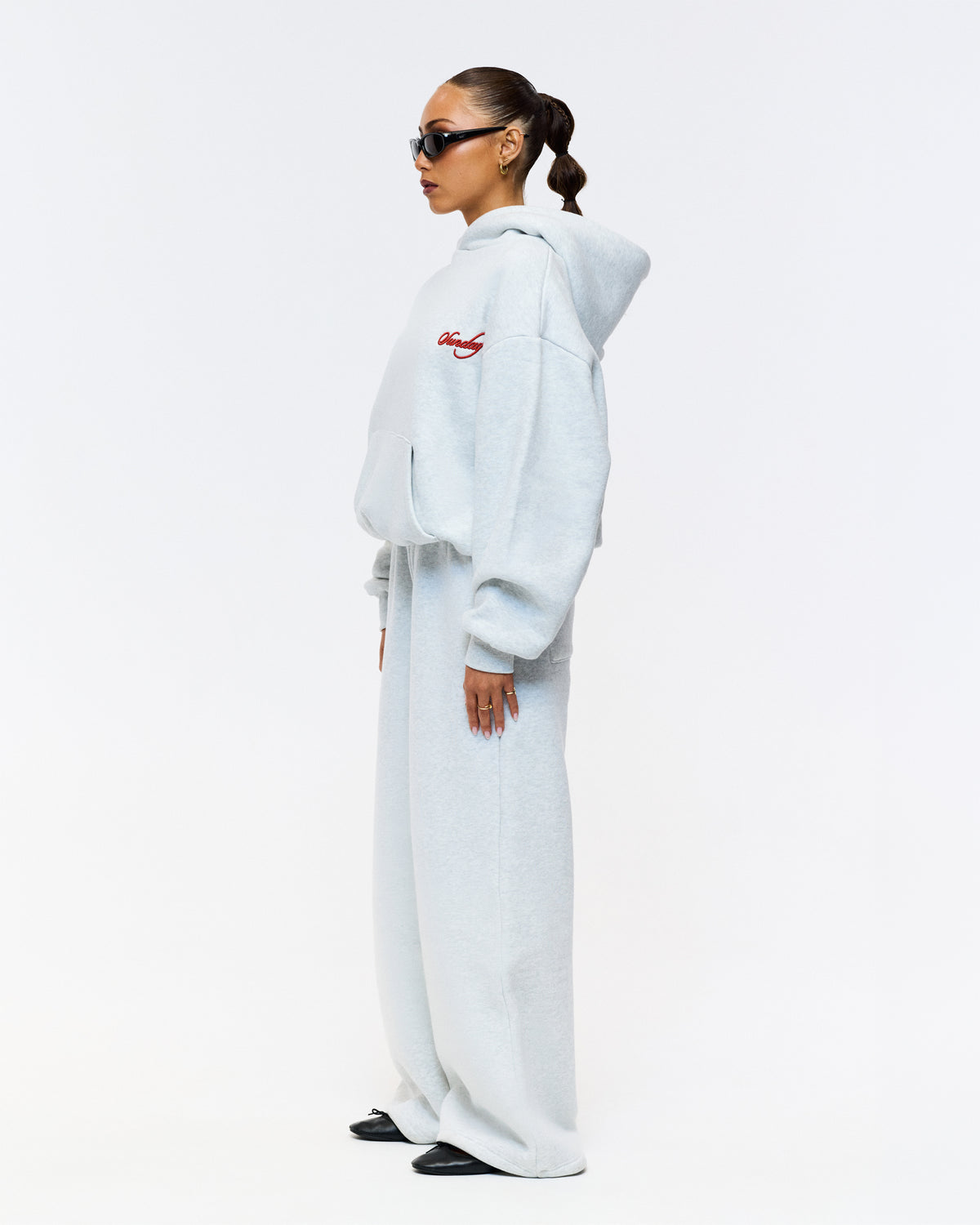heavyweight cursive hoodie