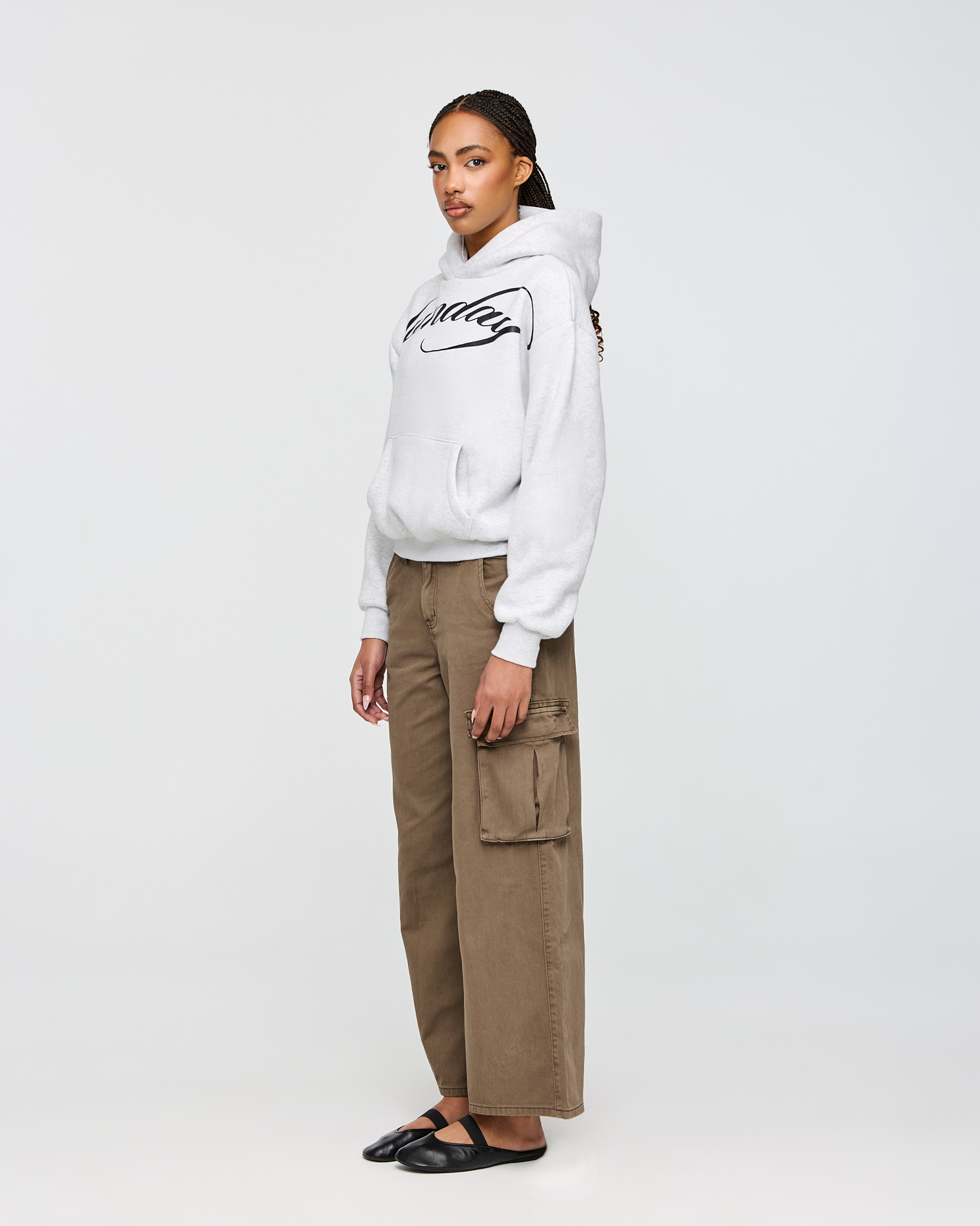 heavyweight calligraphy hoodie