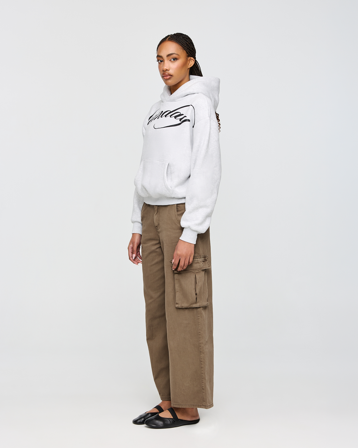 heavyweight calligraphy hoodie