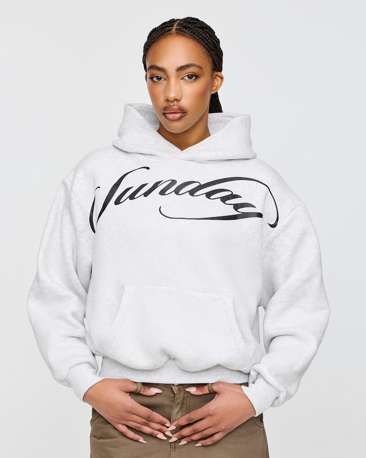heavyweight calligraphy hoodie