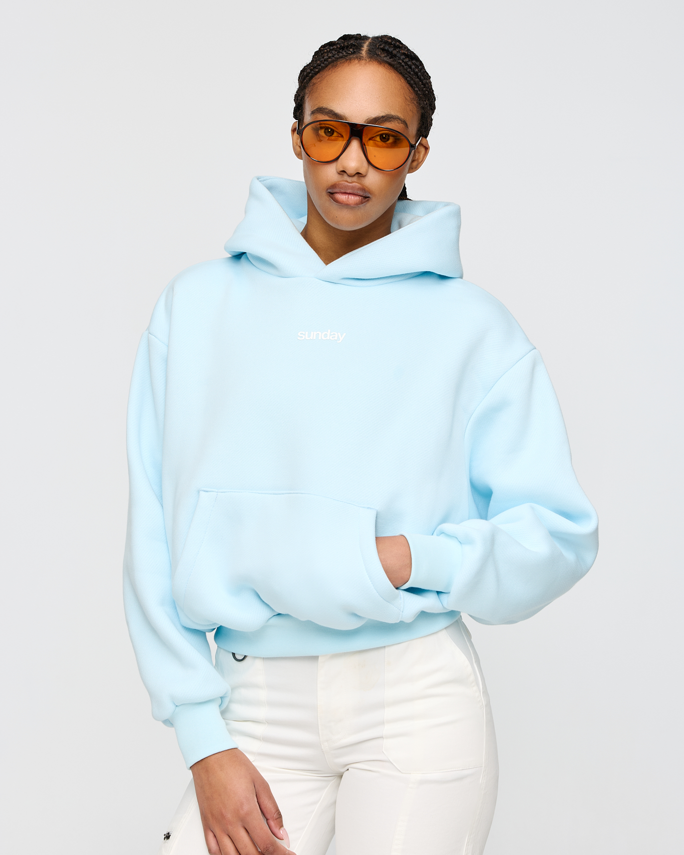 heavyweight simple hoodie