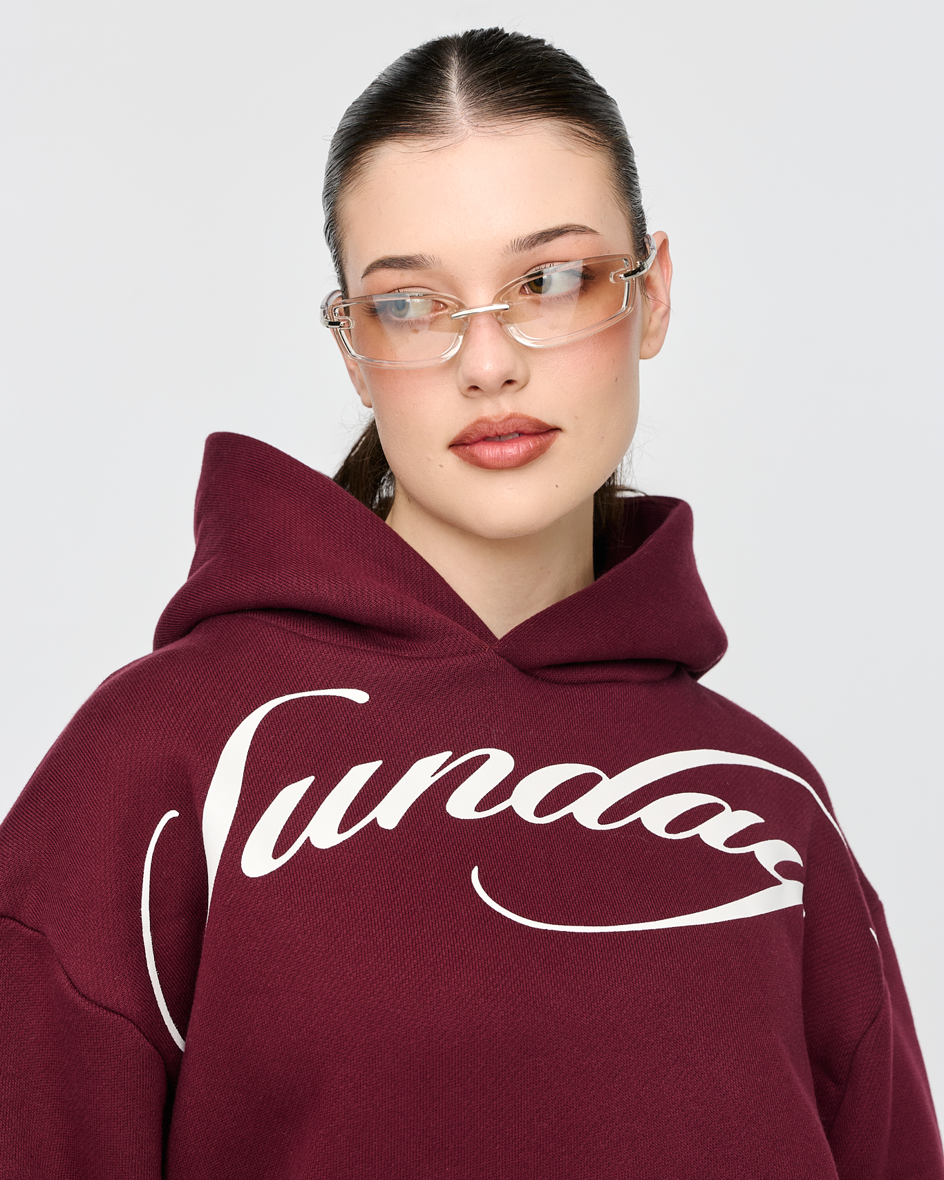 heavyweight calligraphy hoodie