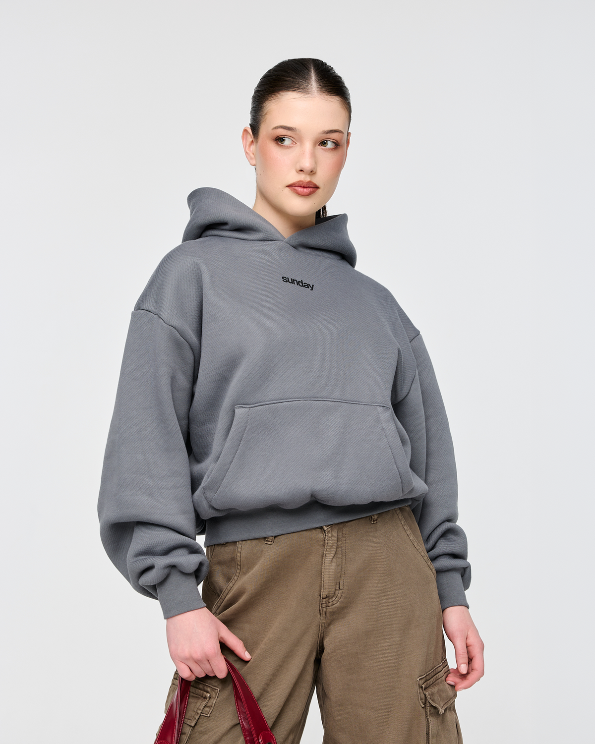 heavyweight simple hoodie