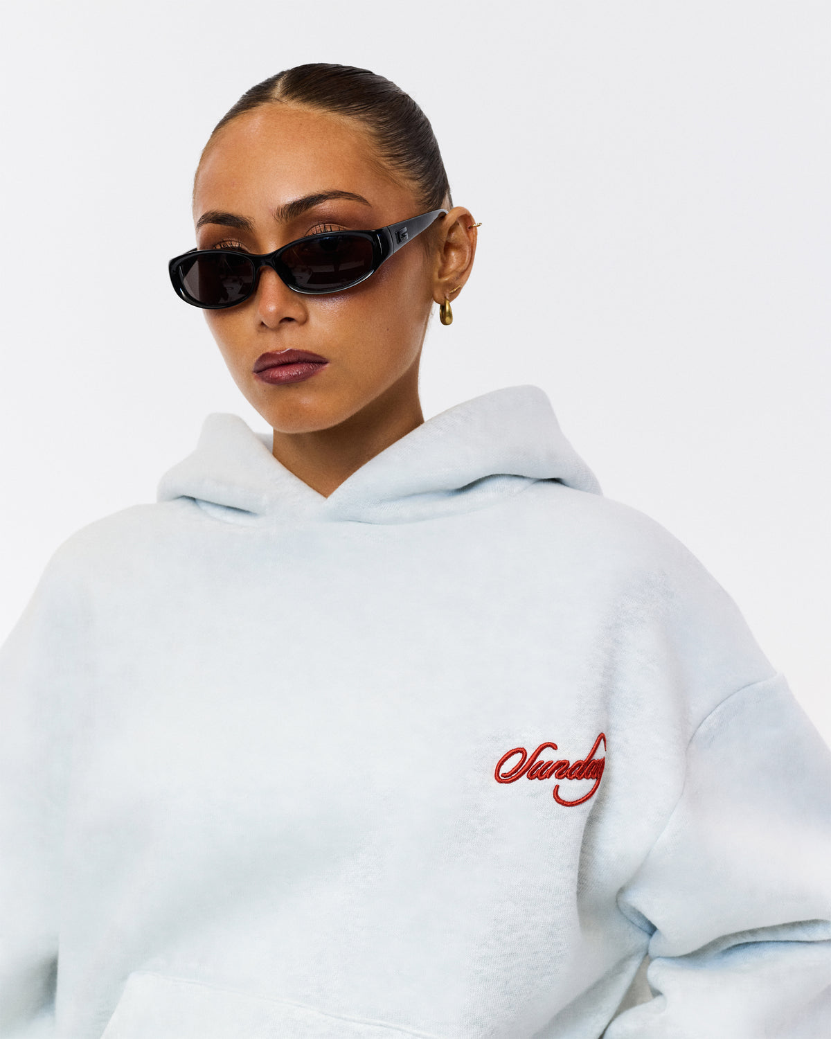 heavyweight cursive hoodie