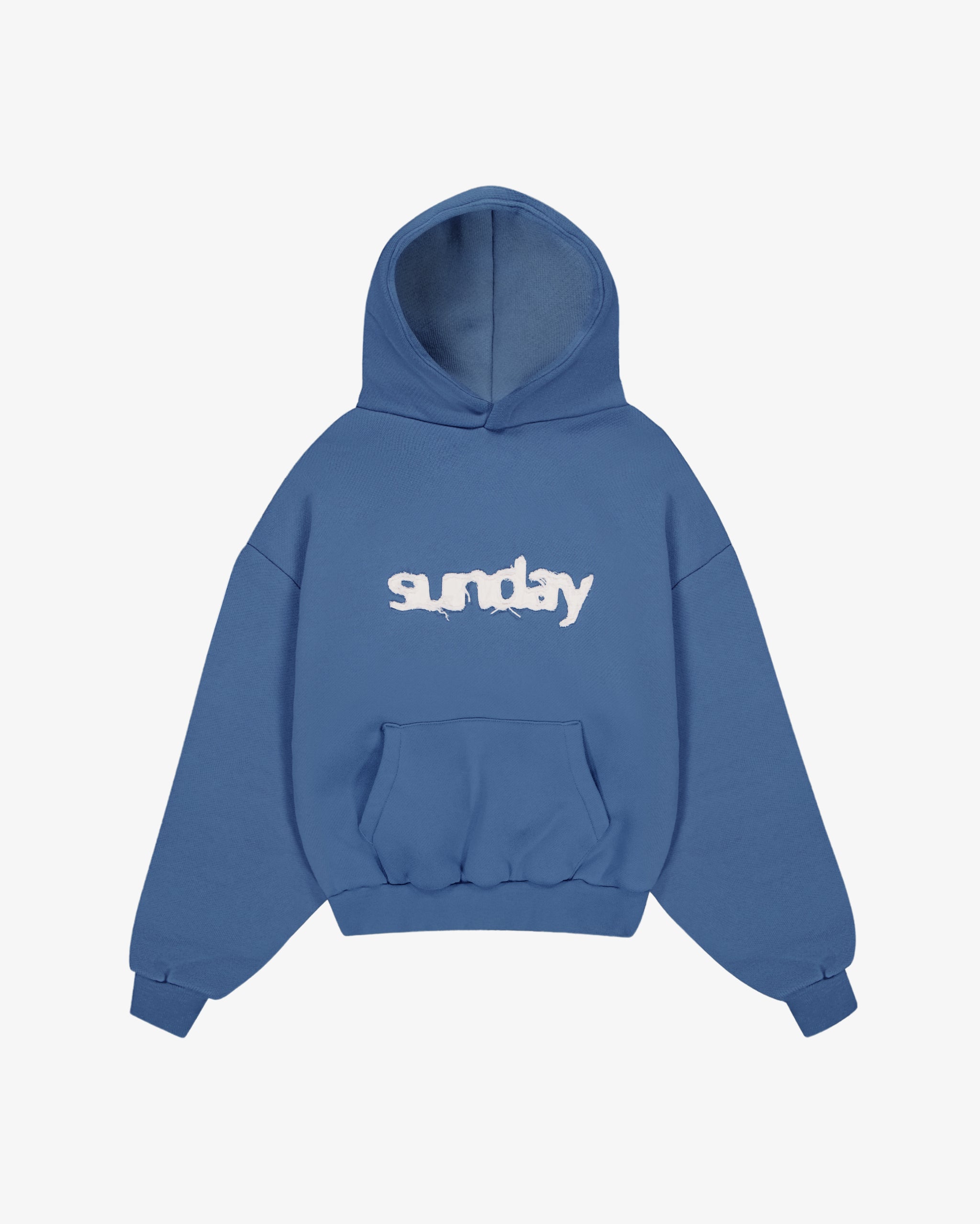 heavyweight appliqué hoodie
