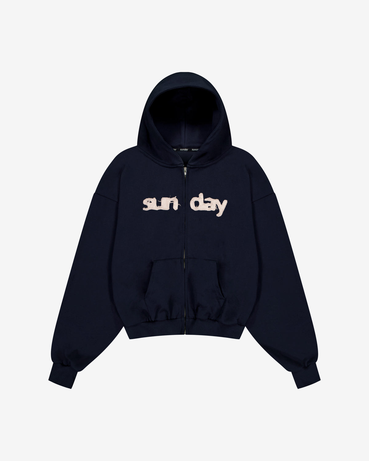 heavyweight appliqué zip-up 2.0