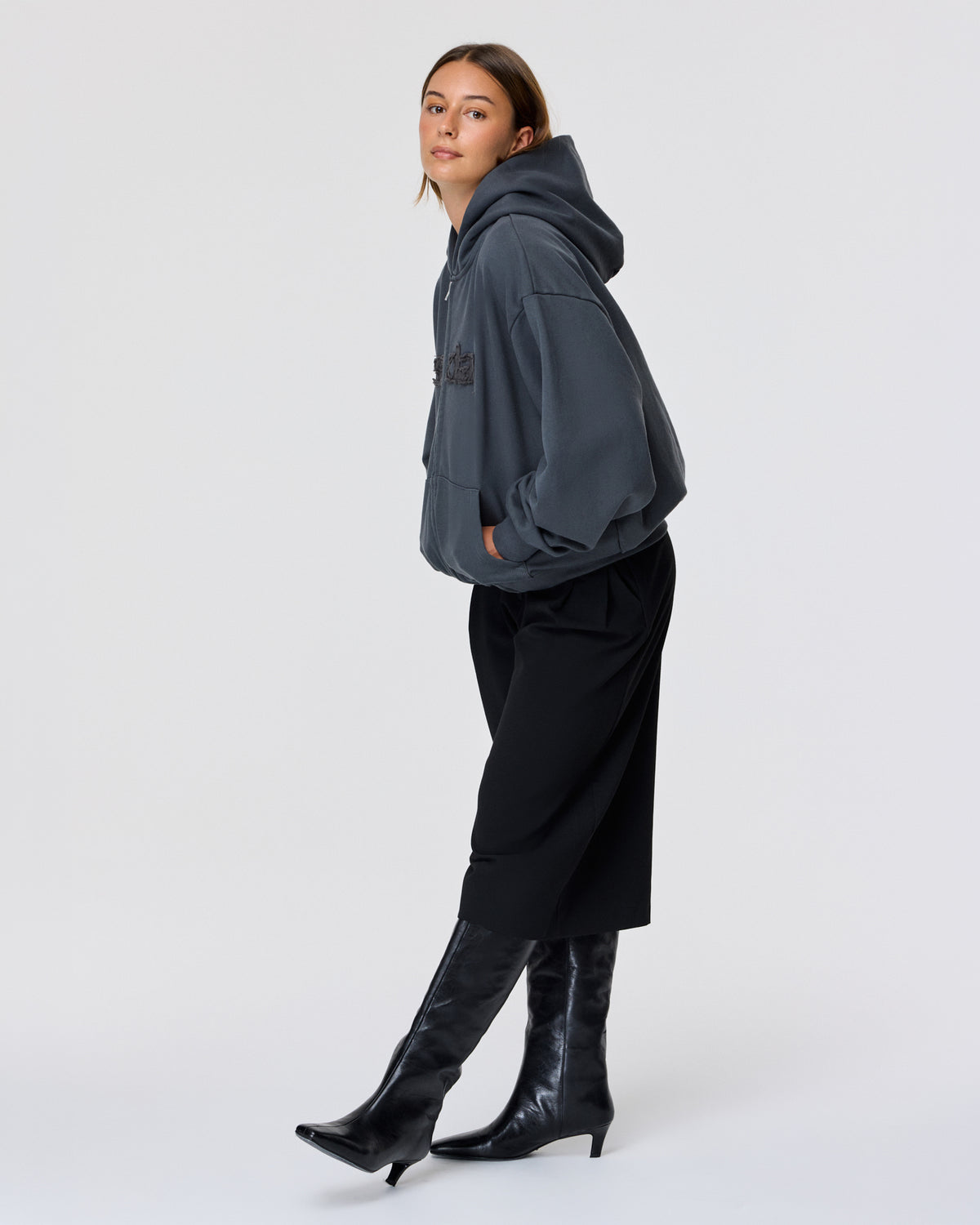 heavyweight appliqué zip-up 2.0