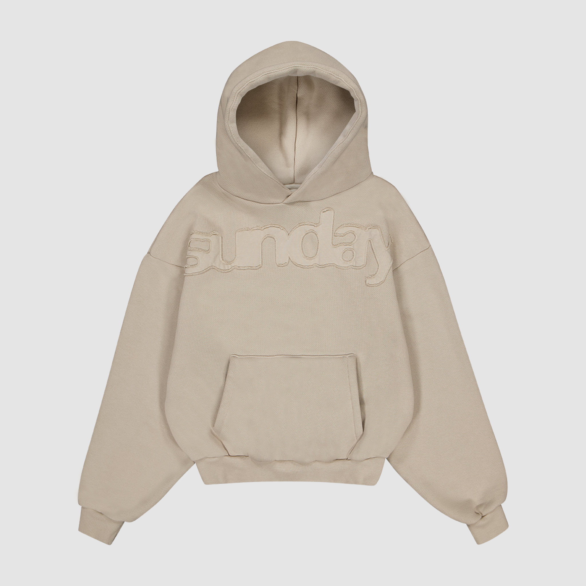 heavyweight billboard hoodie - sand
