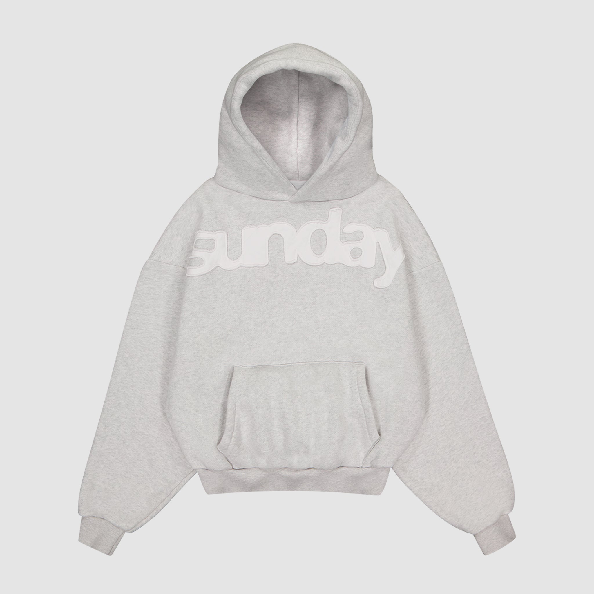 heavyweight billboard hoodie - grey