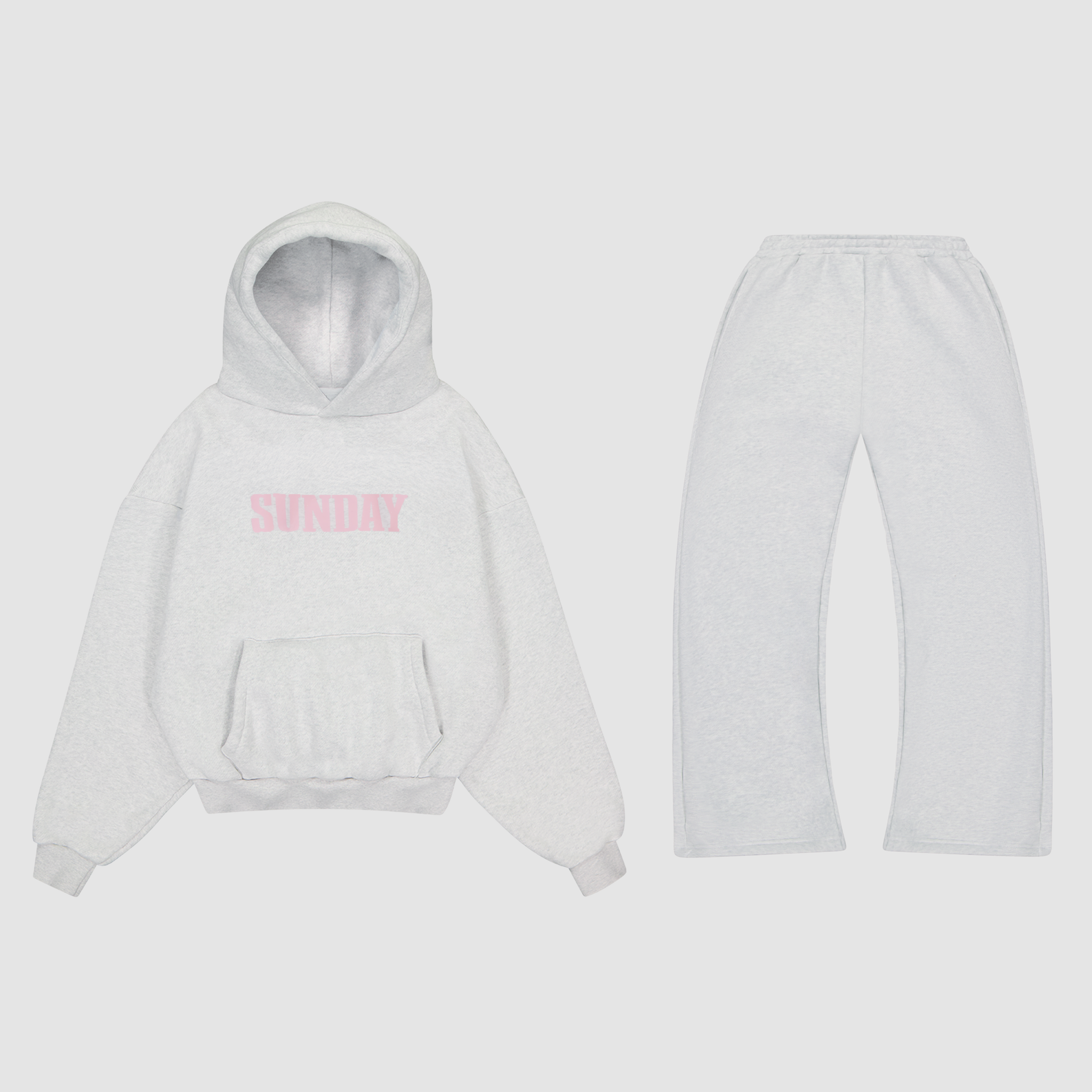 heavyweight headline tracksuit set - grey