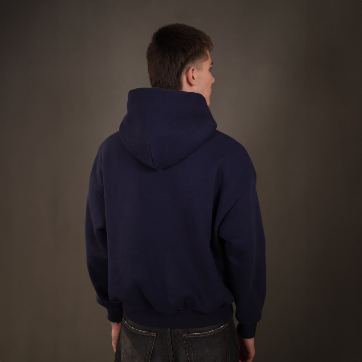 heavyweight hoodie ‎  navy