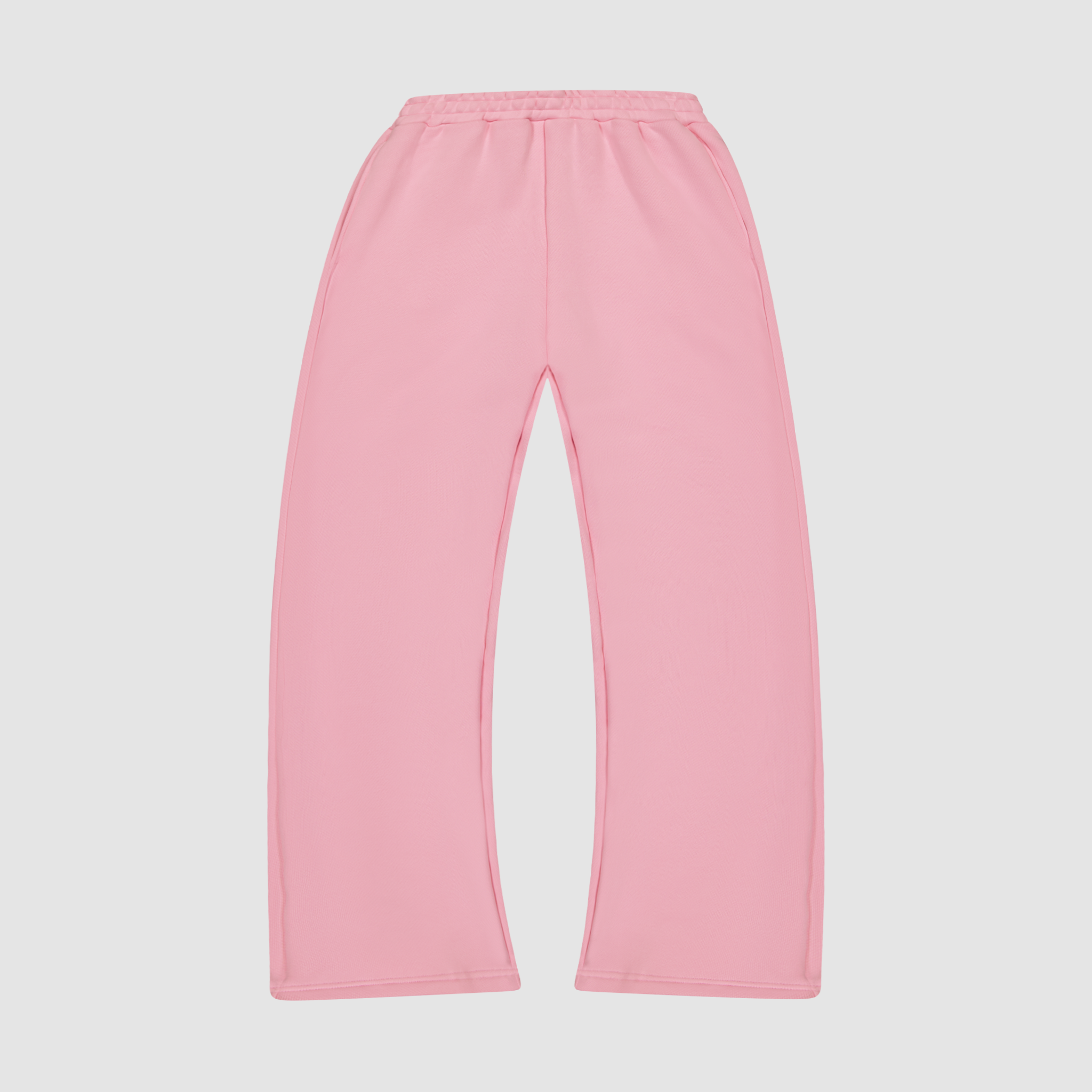 heavyweight straight leg tracks - powder pink