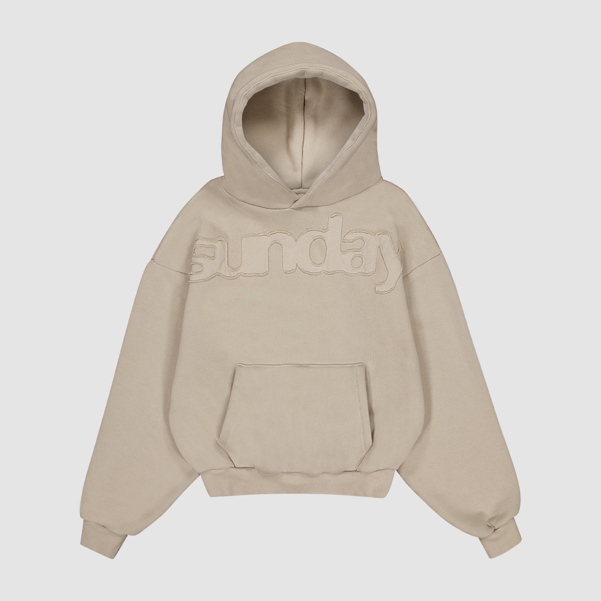 heavyweight billboard hoodie - sand