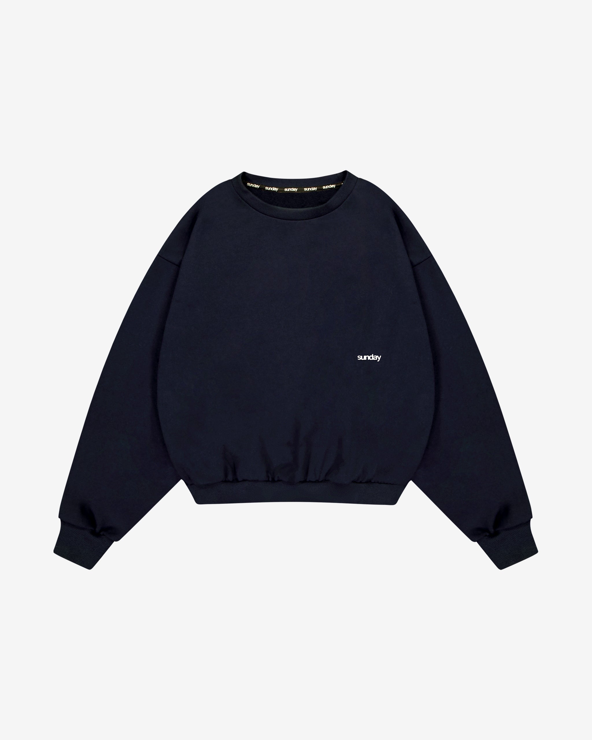 heavyweight script crewneck