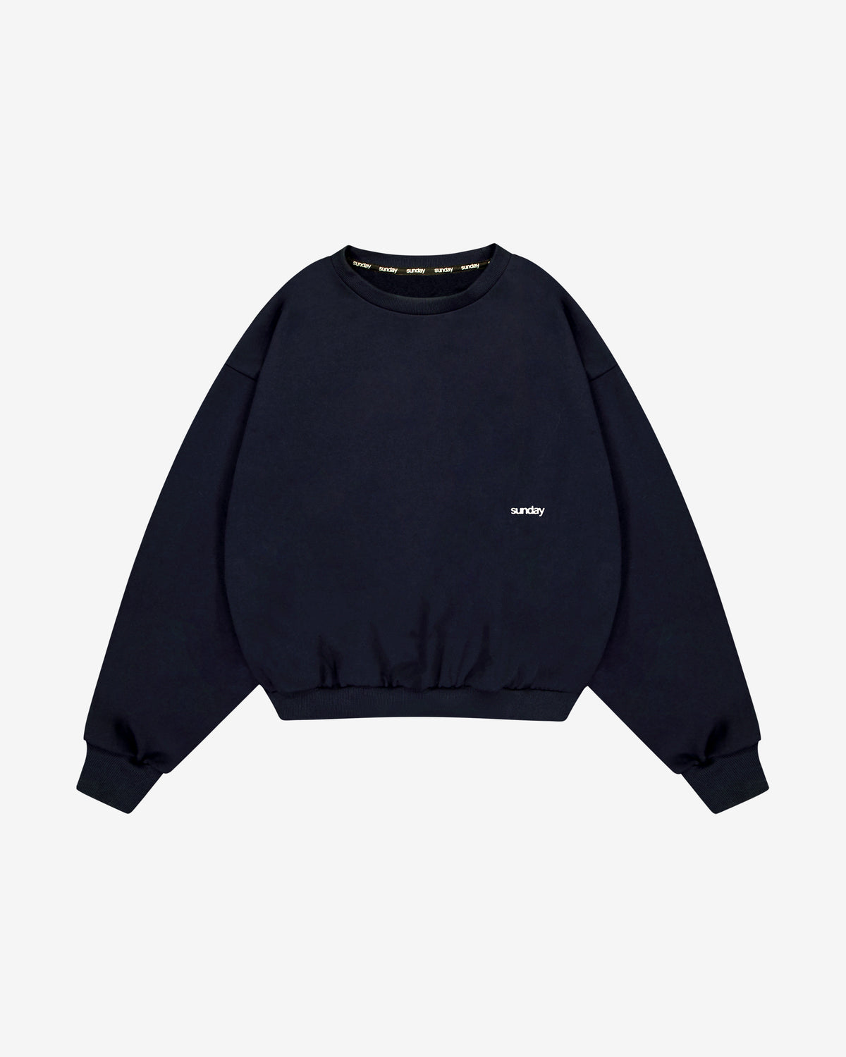 heavyweight script crewneck