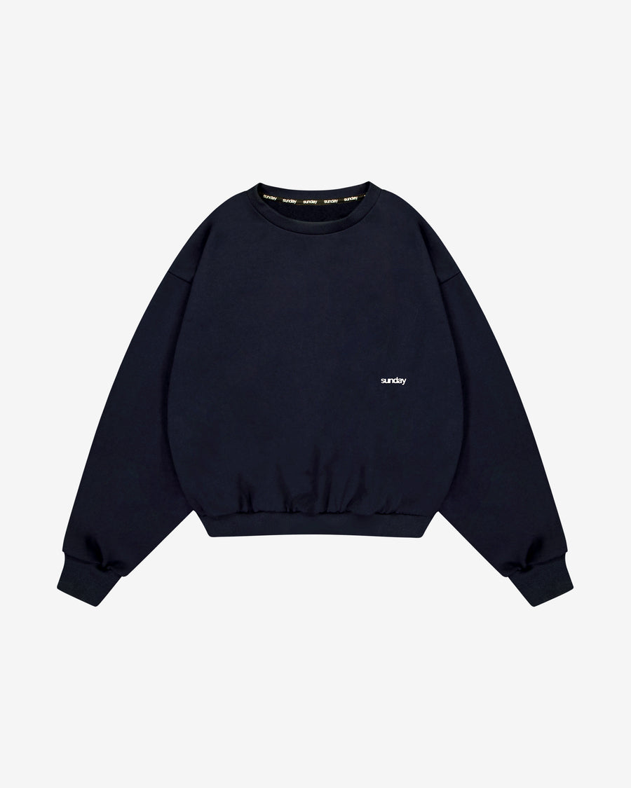 heavyweight script crewneck