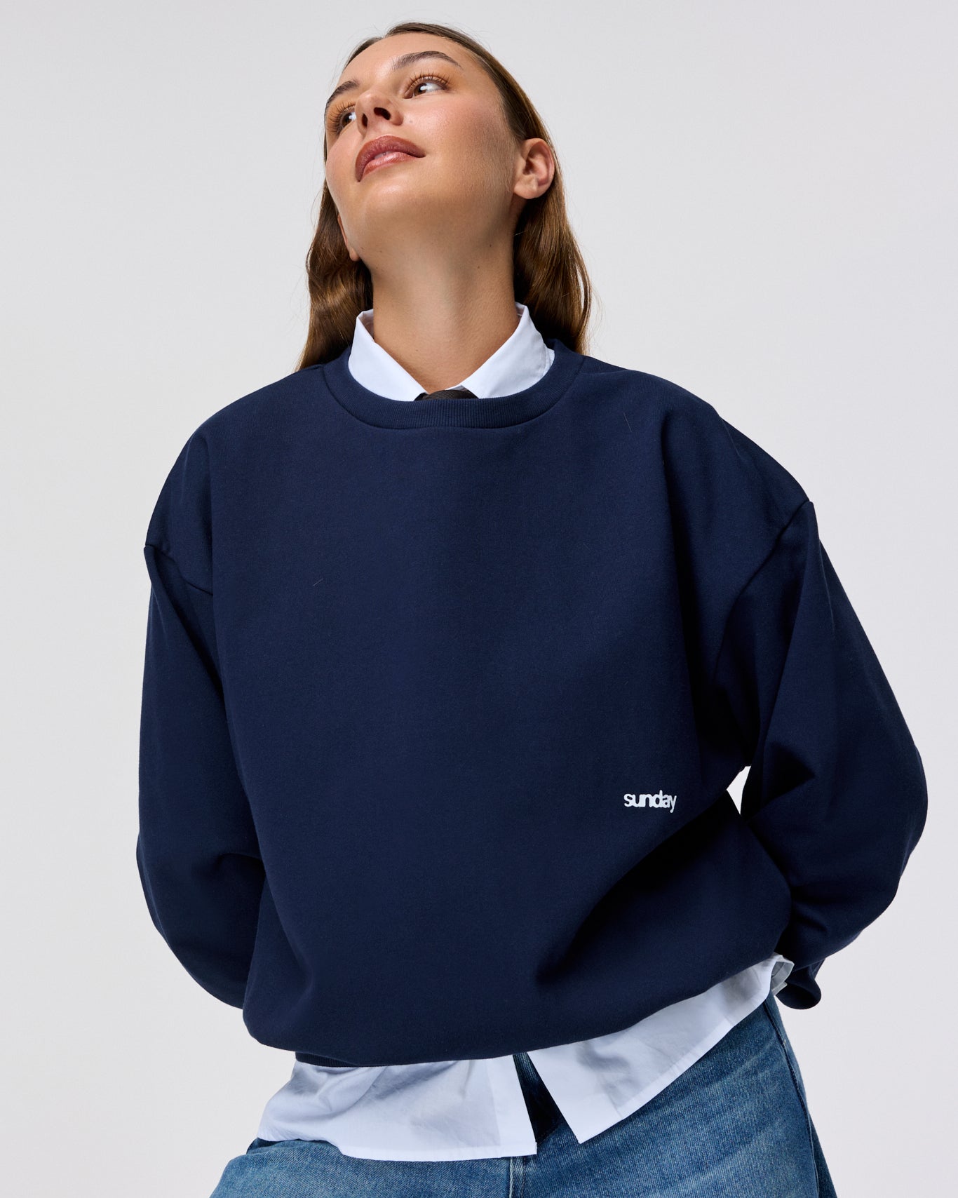 heavyweight script crewneck