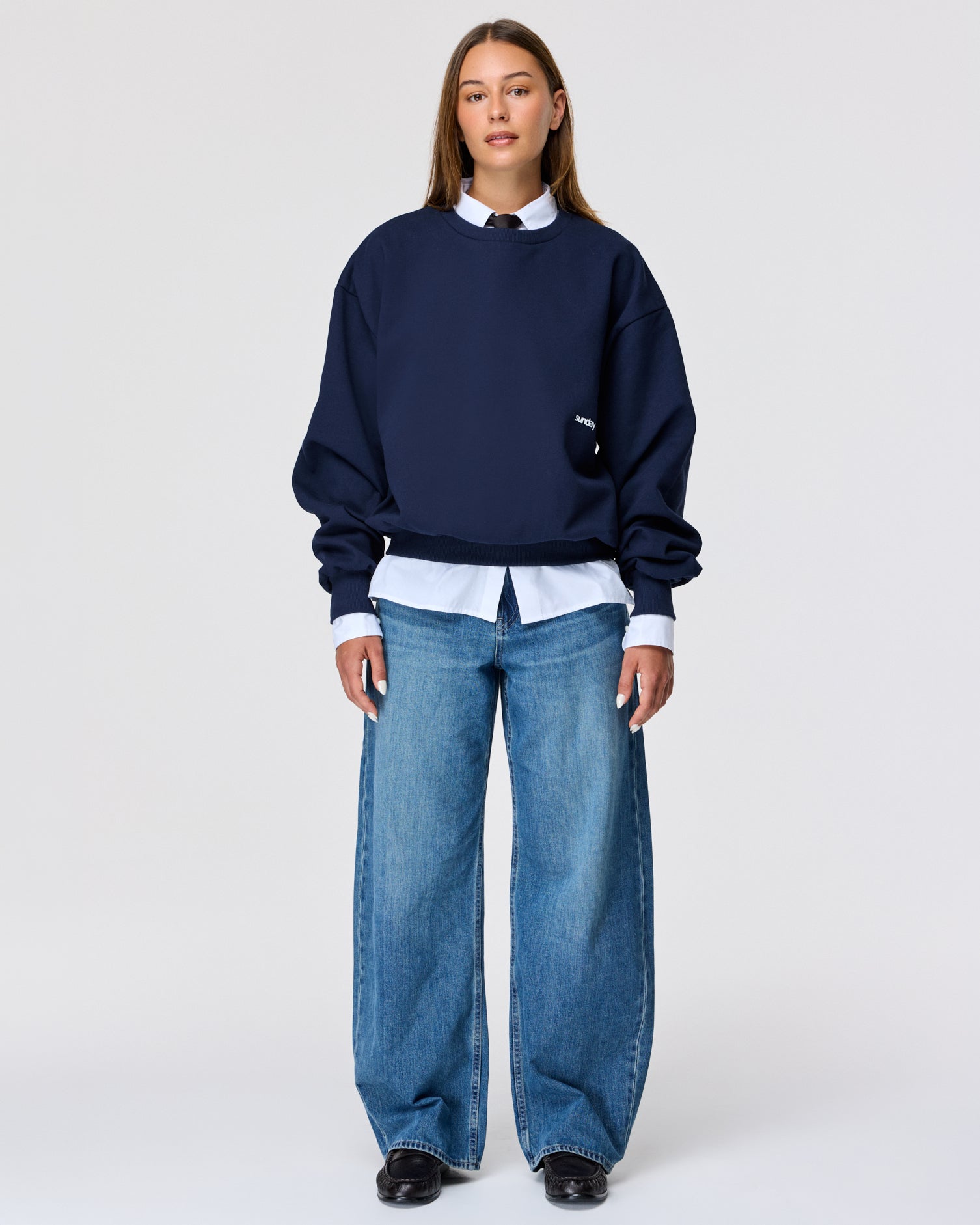 heavyweight script crewneck