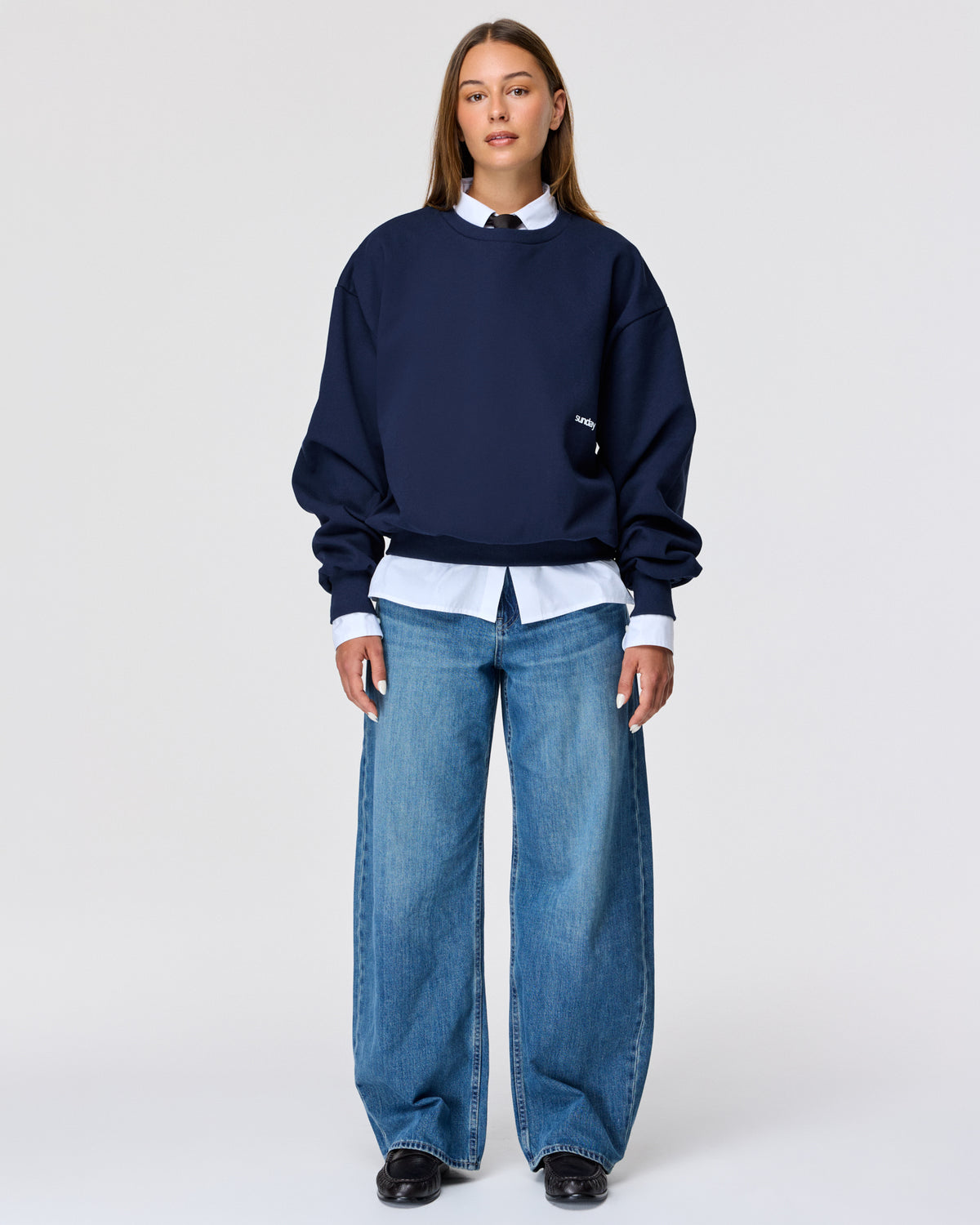 heavyweight script crewneck
