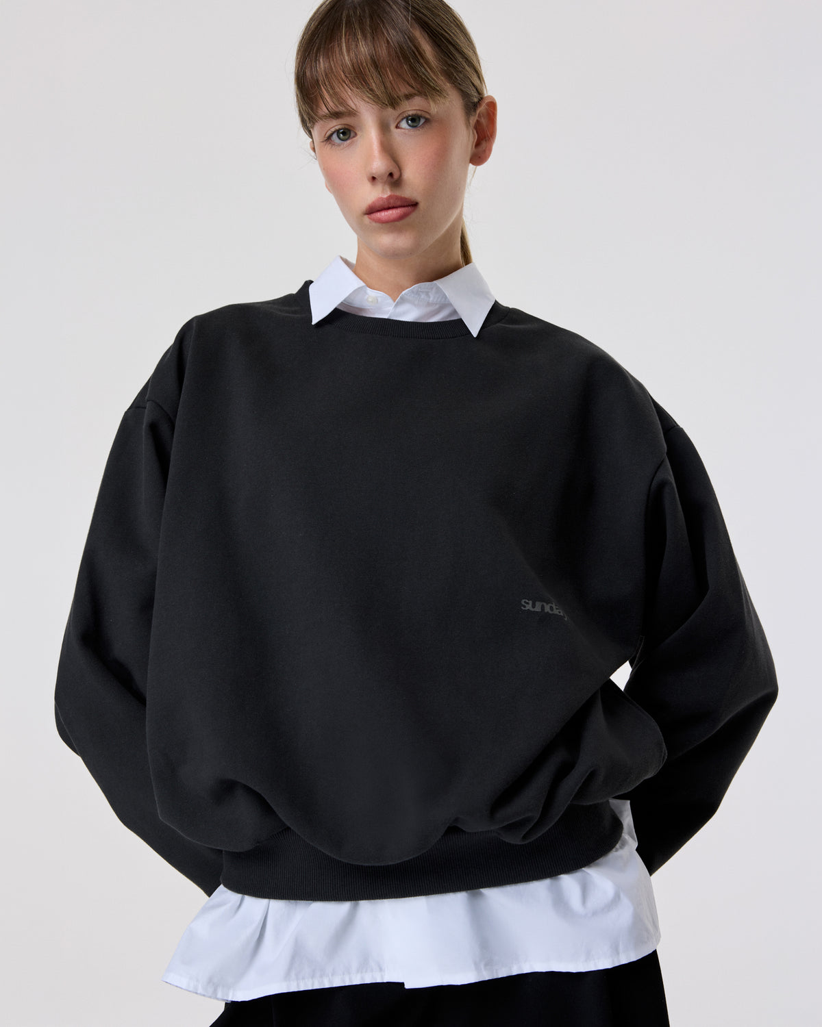 heavyweight script crewneck