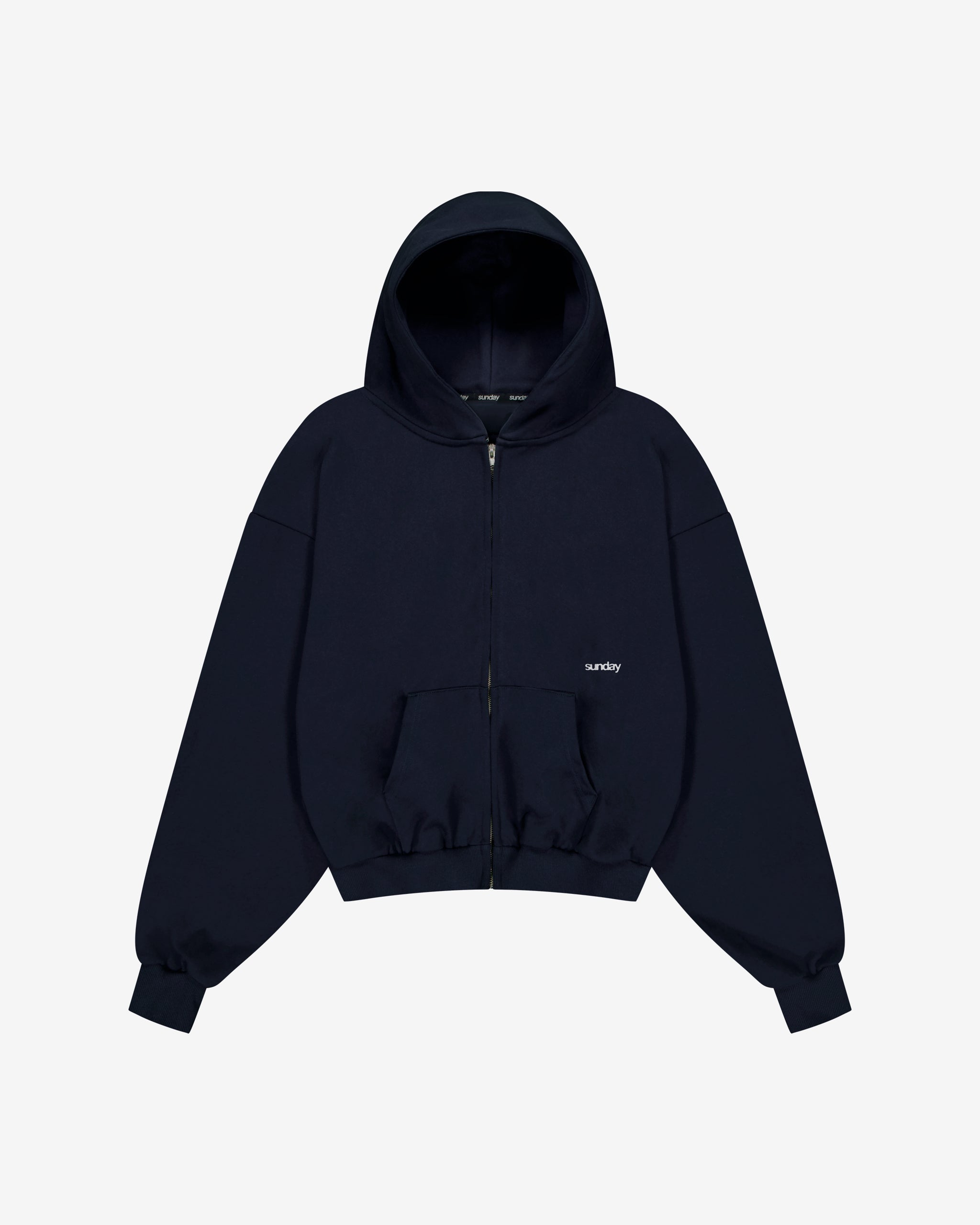 heavyweight script zip-up 2.0