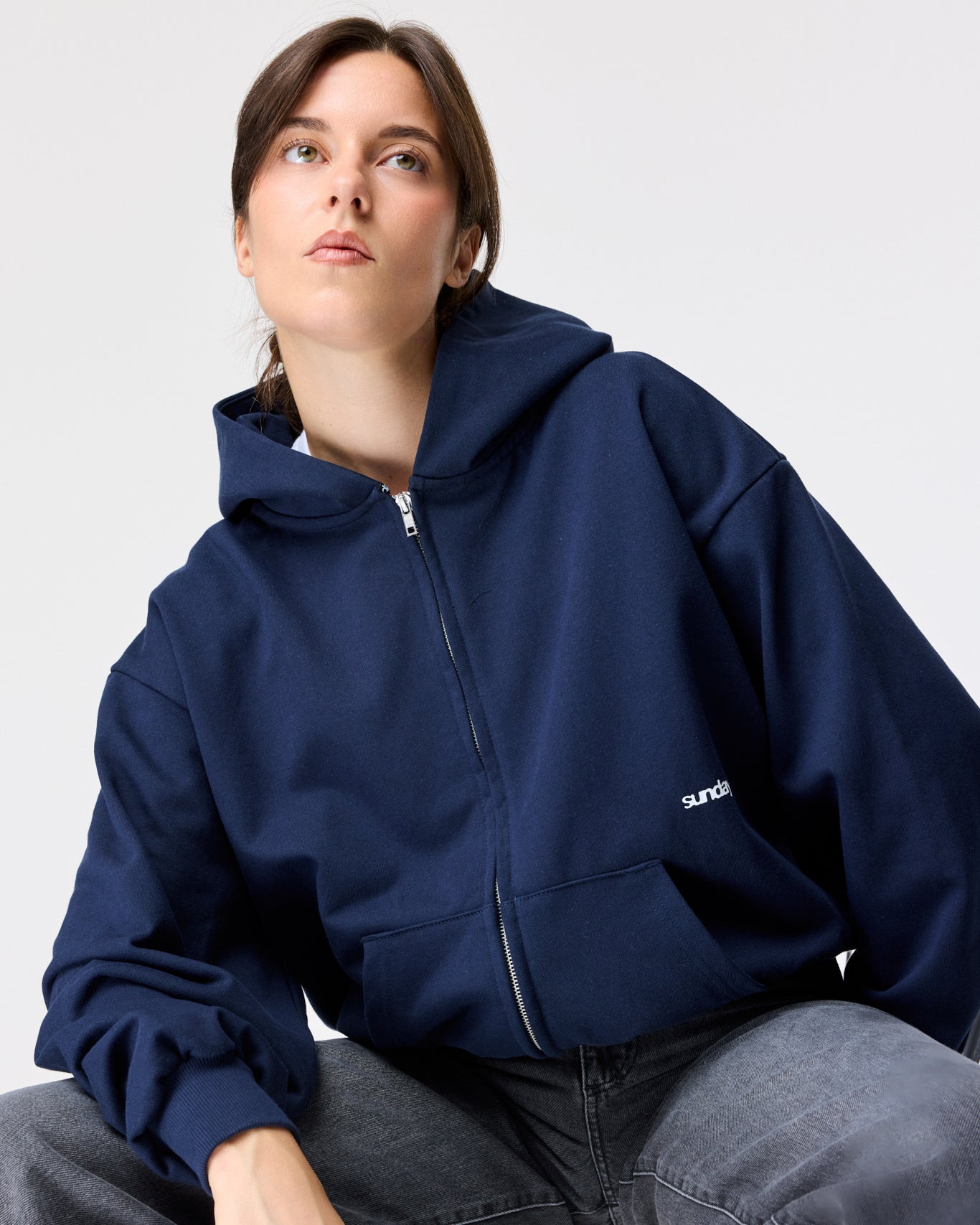 heavyweight script zip-up 2.0