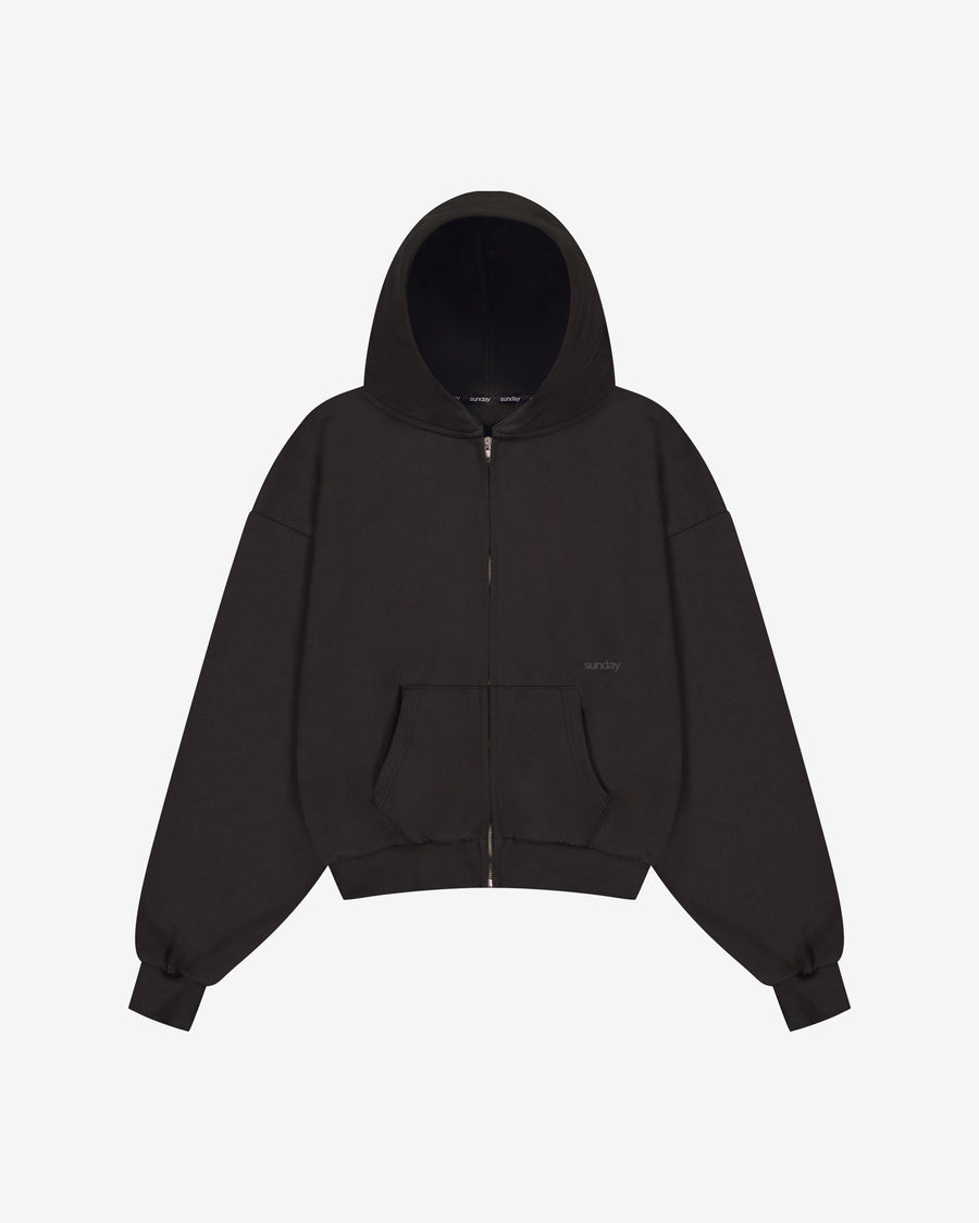 heavyweight script zip-up 2.0