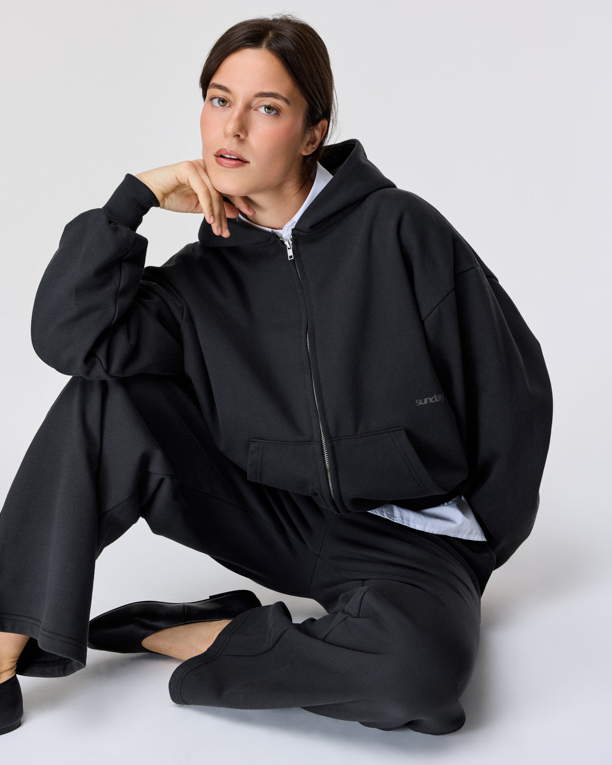 heavyweight script zip-up 2.0