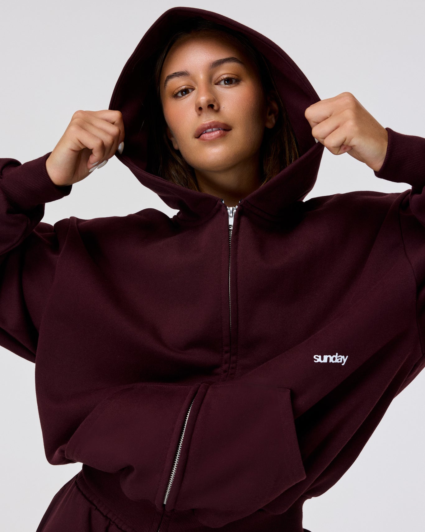 heavyweight script zip-up 2.0