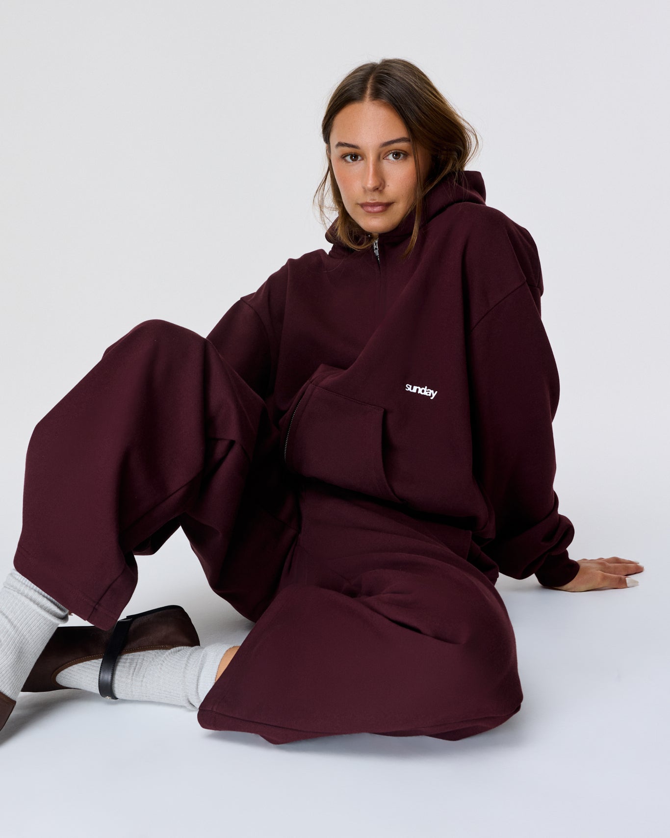 heavyweight script zip-up 2.0