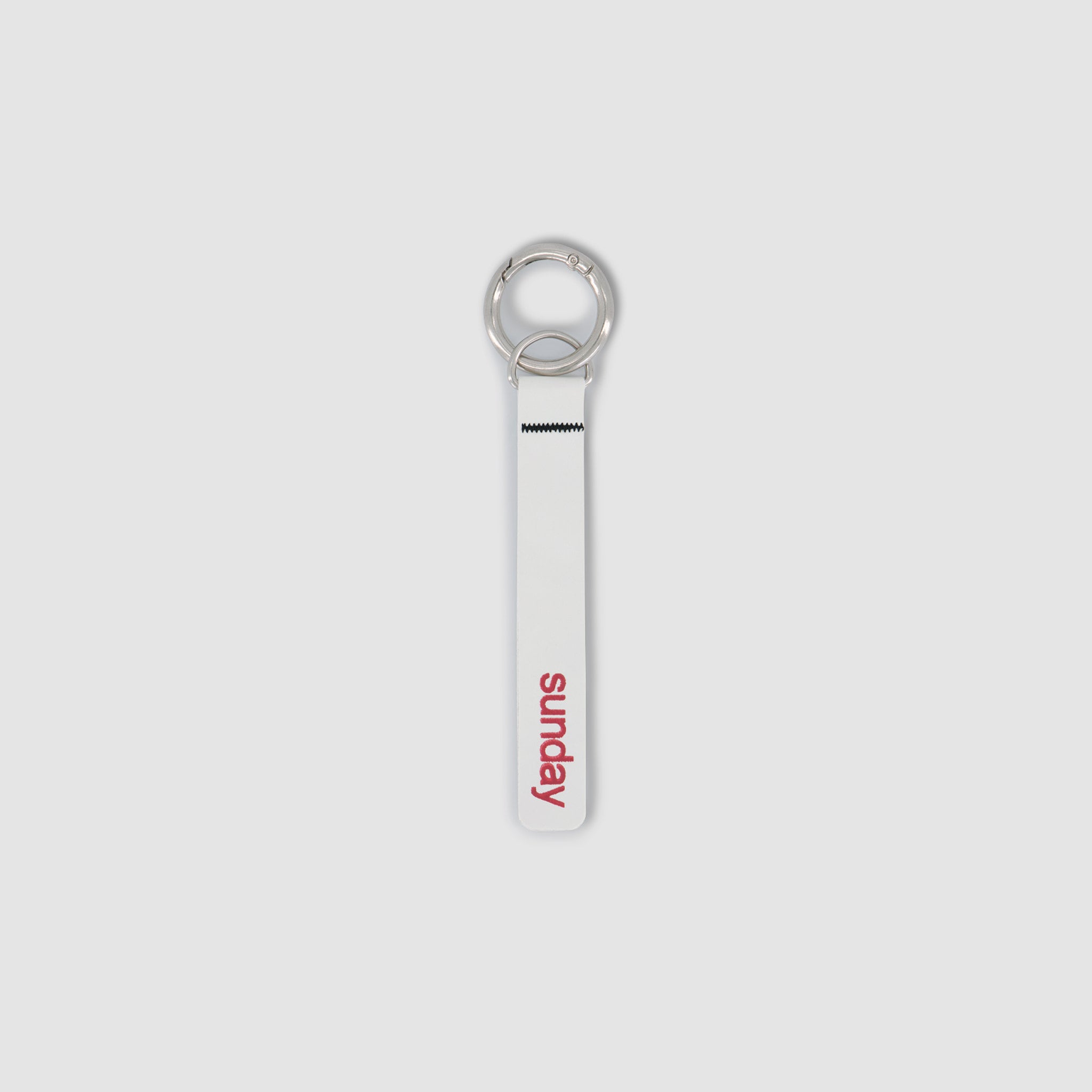 simple key chain - crimson