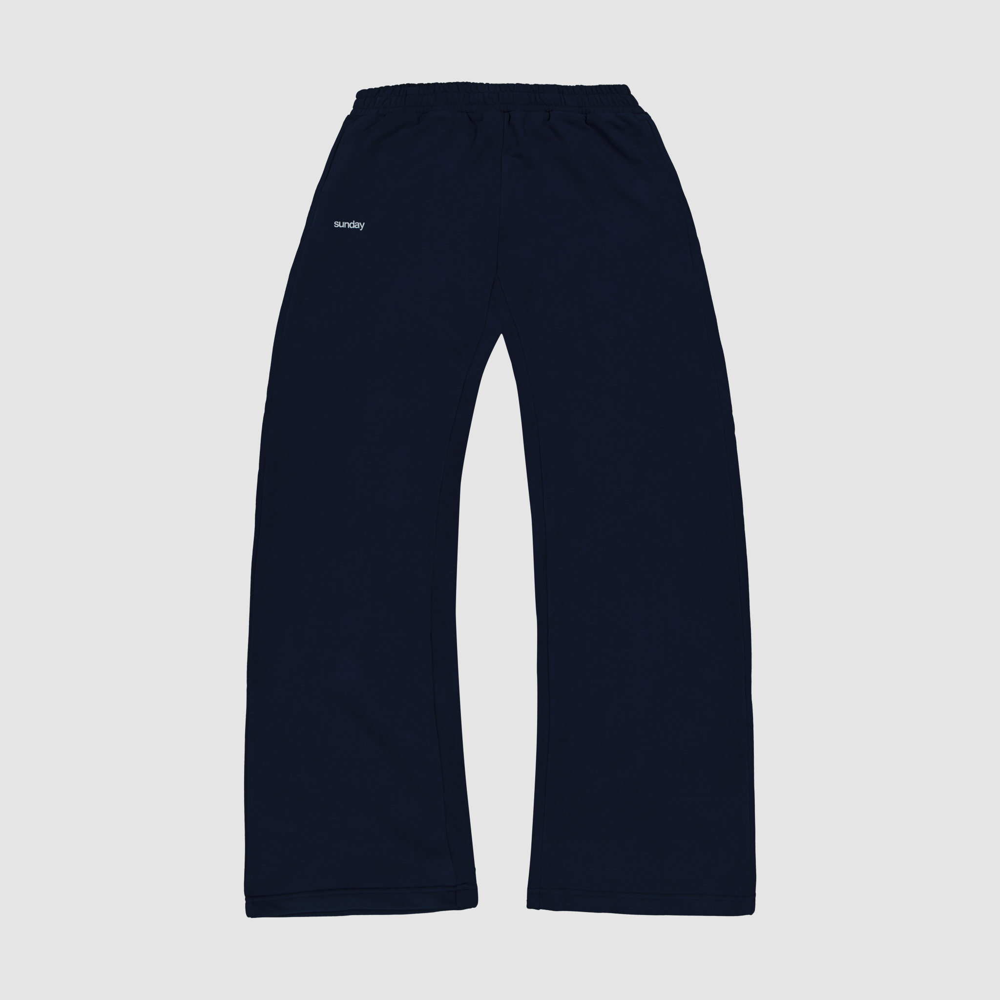 heavyweight simple straight leg tracks - navy