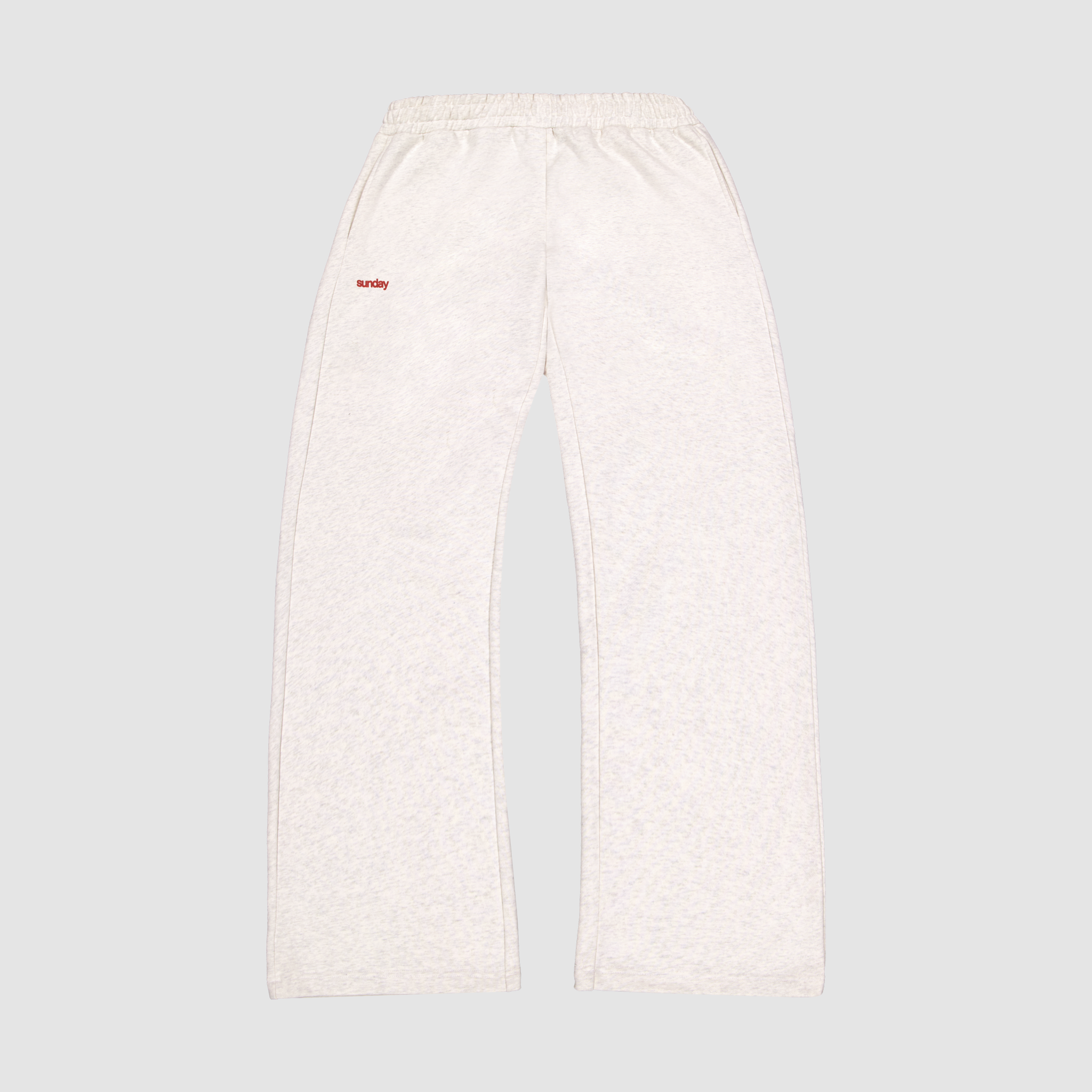 heavyweight simple straight leg tracks - oatmeal