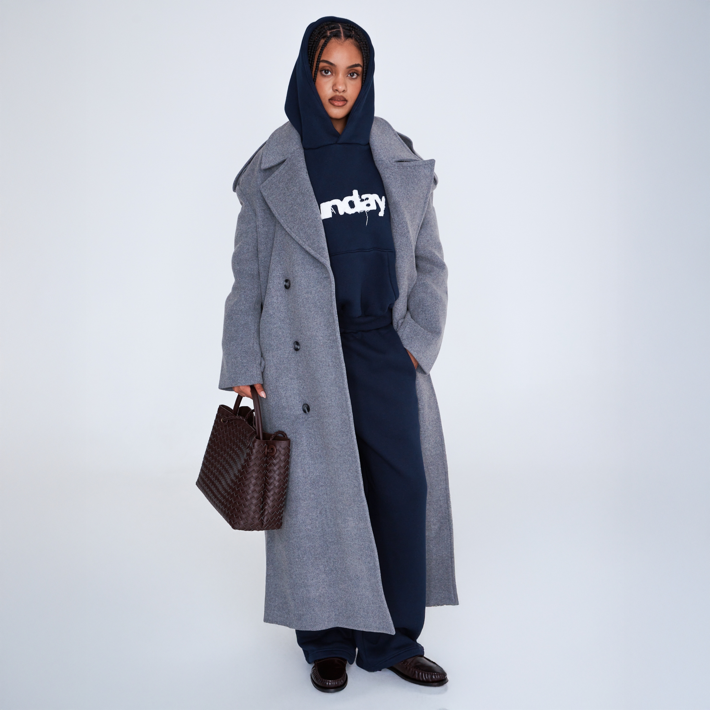 heavyweight straight leg tracks - navy
