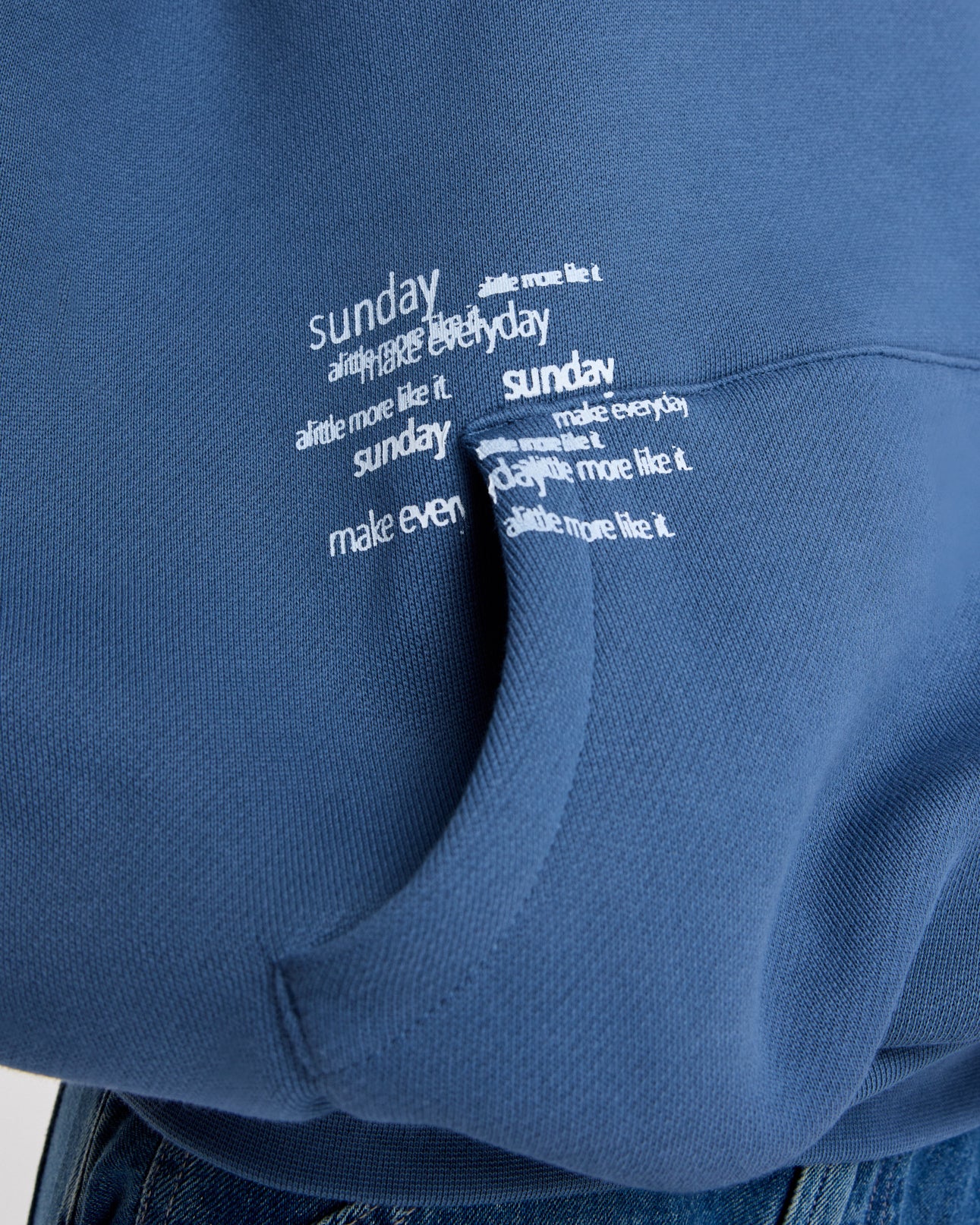 heavyweight typewriter hoodie