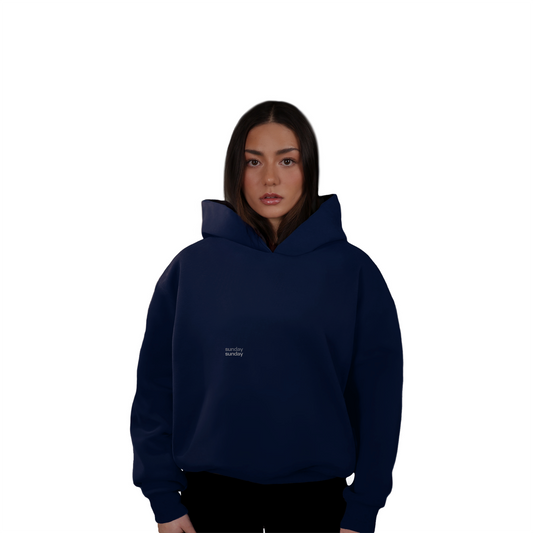 heavyweight hoodie ㅤ ㅤ ㅤ ㅤ navy
